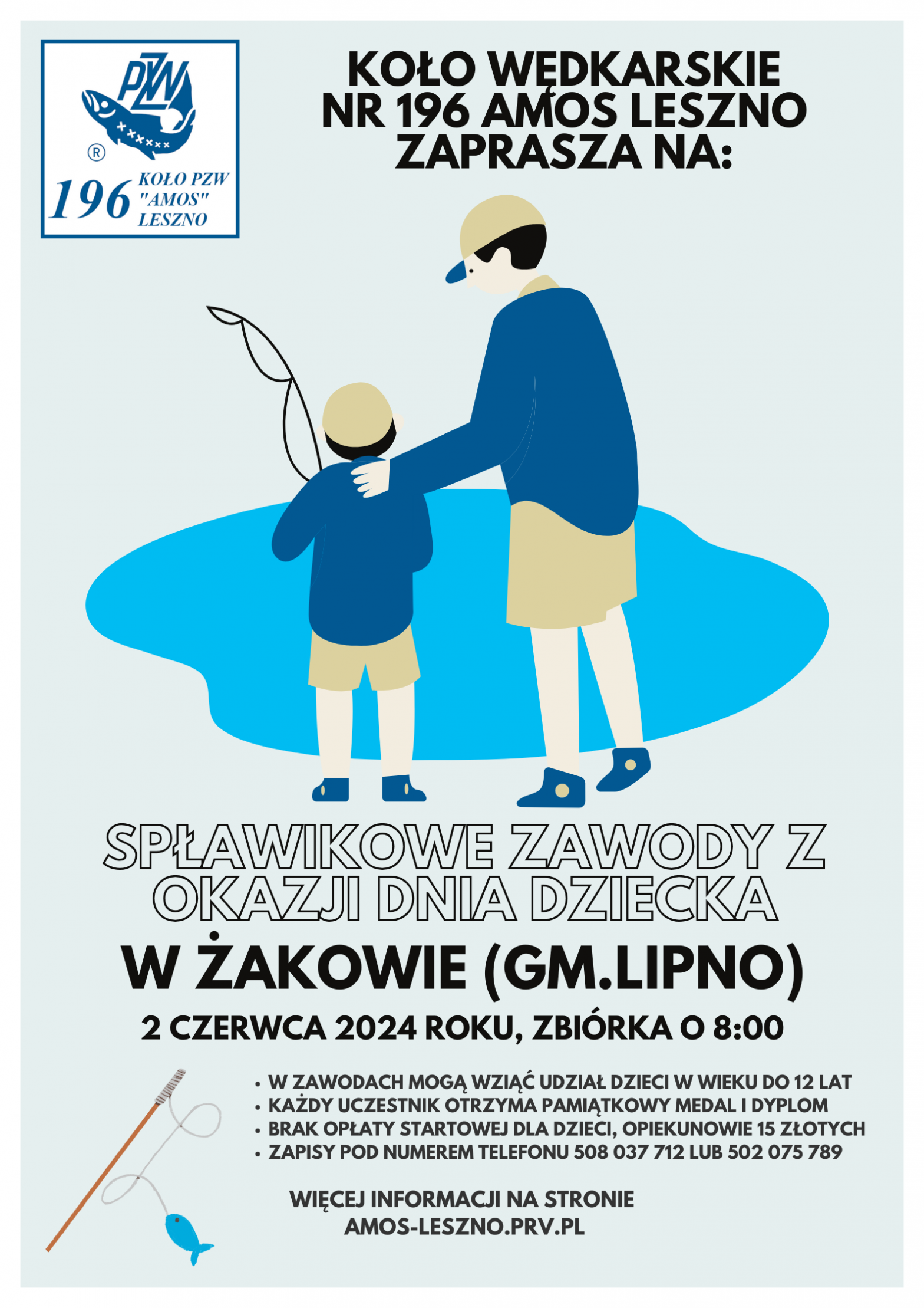 Niebiesko żółty zabawny plakat półkolonie dla dzieci